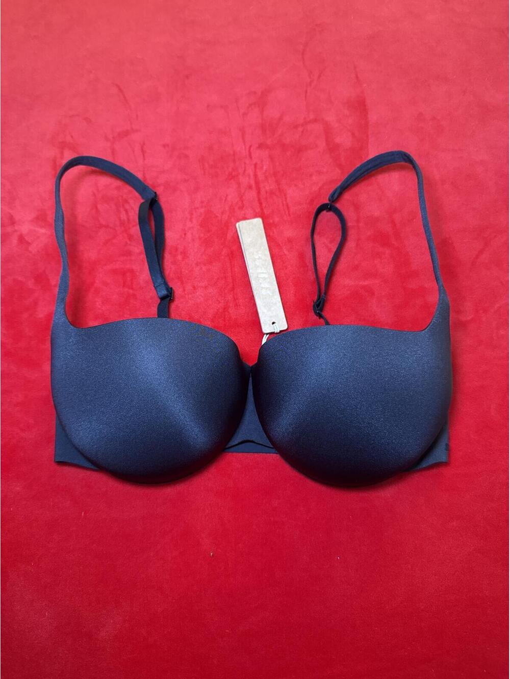 Skims Ultimate Push Up Balconette Bra Color ONYX Size 30D - Picture 1 of 3